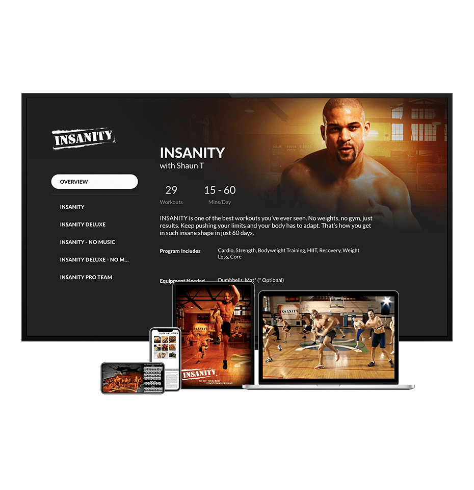 Shop INSANITY with Shaun T Team BODi